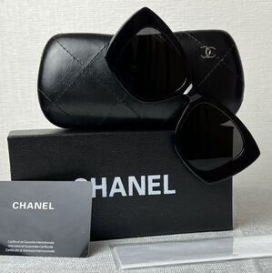 Chanel Women's Black Sunglasses